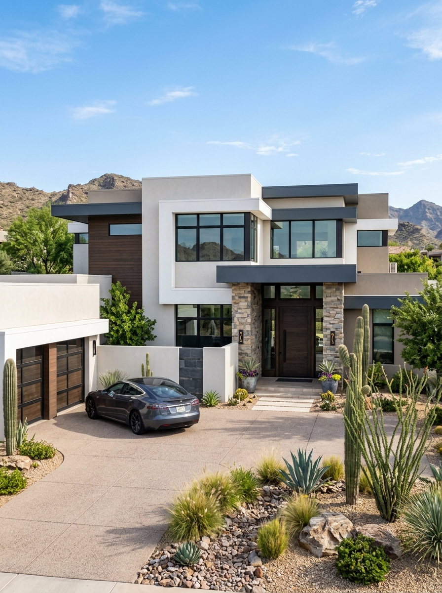 Pintura de Fachada Residencial Scottsdale AZ
