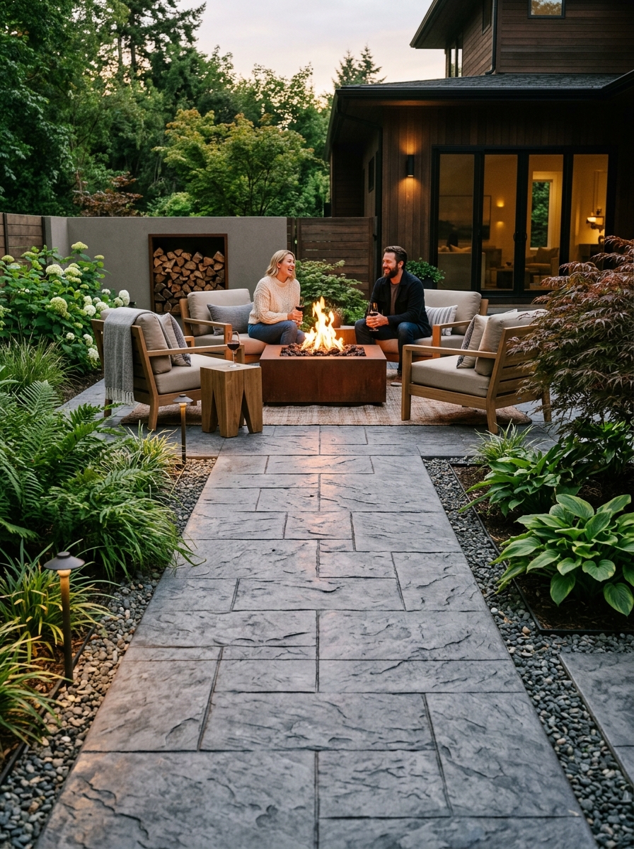 Terraza & Patio Concreto Estampado
