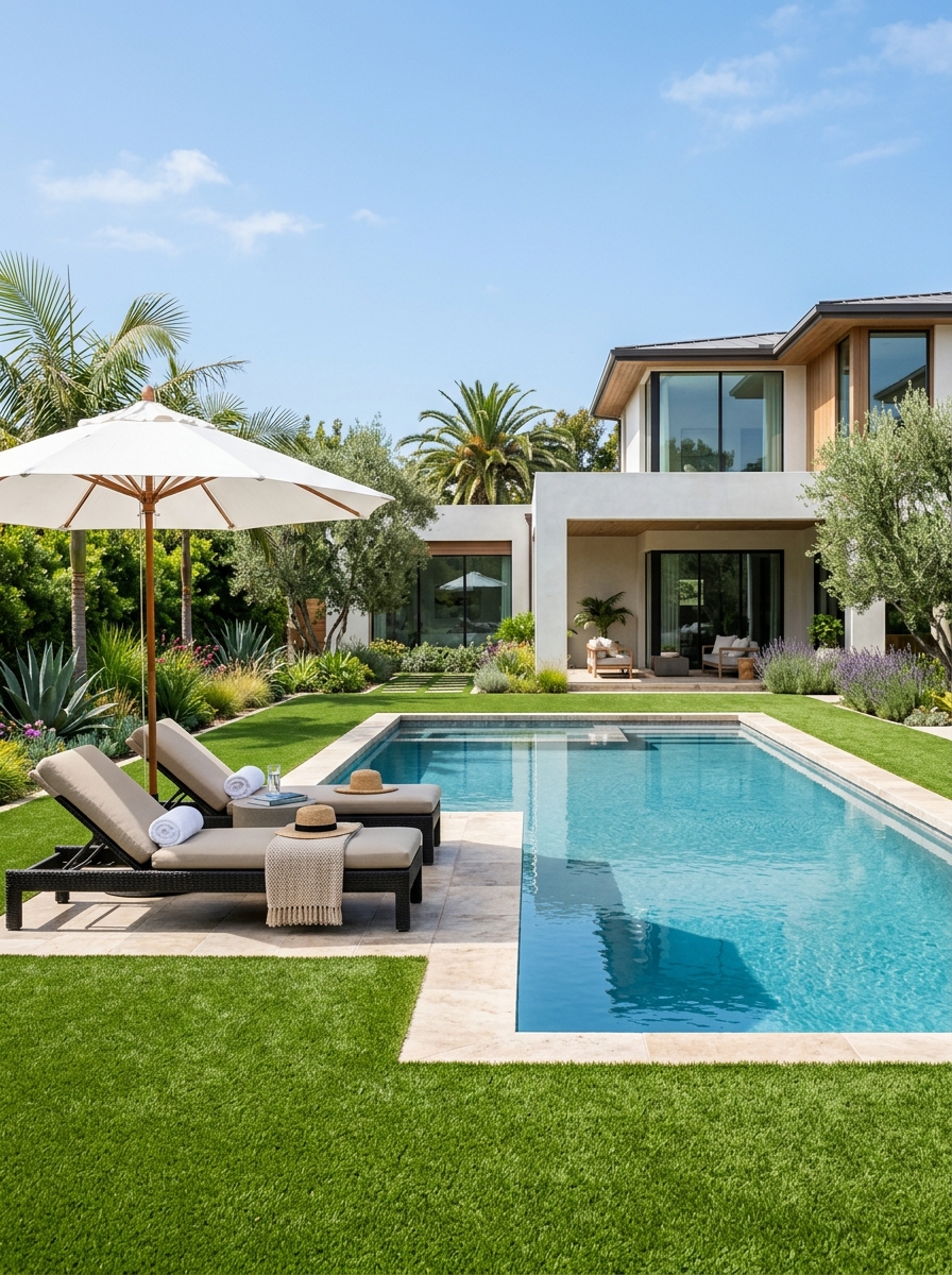 Área Recreativa Turf All Play & Piscina